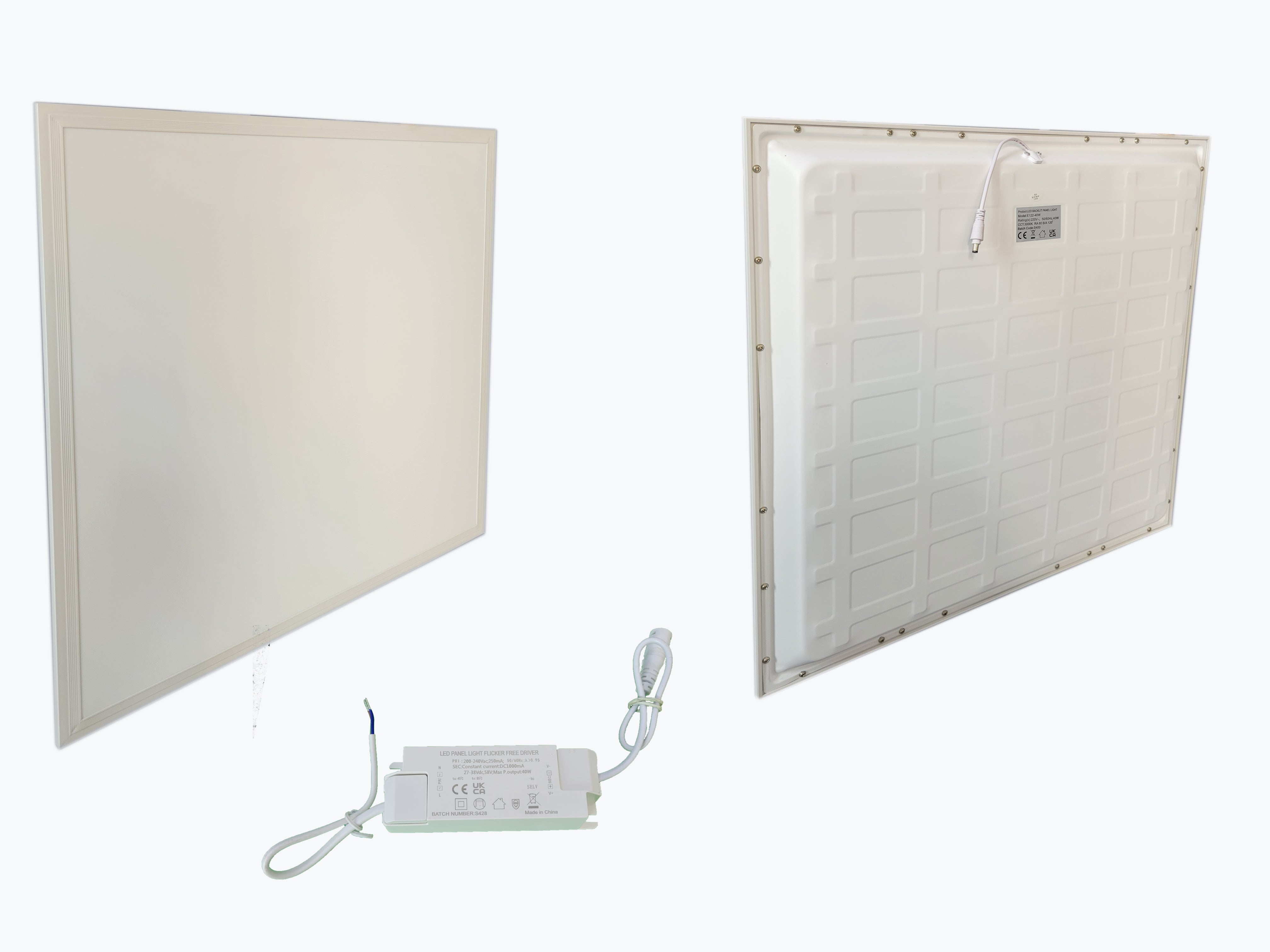 Generic Panel encastré LED 80W carré 60x60cm à prix pas cher