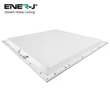 2 Pack Backlit LED Panel - 60x60cms TPA Diffuser 40W, 4000Lm 6000K - ENER-J Smart Home