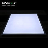 2 Pack Backlit LED Panel - 60x60cms TPA Diffuser 40W, 4000Lm 6000K - ENER-J Smart Home