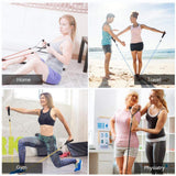 11 pcs ENERJ Home Exercise Resistance Band Set of - ENER-J Smart Home