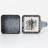 Waterproof 13A Single BS Socket with switch