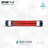 Outdoor Patio Infrared Heater 1000W/2000W - ENER-J Smart Home