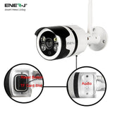 ENERJ Smart Outdoor Bullet IP Camera 1080P, IP66, 2 Way Audio, Night Vision - ENER-J Smart Home