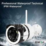 ENERJ Smart Outdoor Bullet IP Camera 1080P, IP66, 2 Way Audio, Night Vision - ENER-J Smart Home