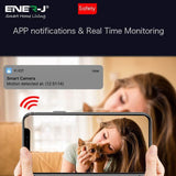 ENERJ Smart Indoor IP Camera with auto Tracker 1080P, Also works with Alexa and Google Home - ENER-J Smart Home