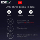 ENERJ Smart Indoor IP Camera with auto Tracker 1080P, Also works with Alexa and Google Home - ENER-J Smart Home
