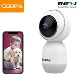 ENERJ Smart Indoor IP Camera with auto Tracker 1080P, Also works with Alexa and Google Home - ENER-J Smart Home