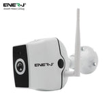 ENERJ Smart WiFi Wireless Outdoor IP Camera, Wireless Wifi with Motion Sensor, Night Vision, Two Way Audio, HD Resolution Monitoring Using App - ENER-J Smart Home