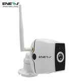 ENERJ Smart WiFi Wireless Outdoor IP Camera, Wireless Wifi with Motion Sensor, Night Vision, Two Way Audio, HD Resolution Monitoring Using App - ENER-J Smart Home