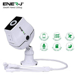 ENERJ Smart WiFi Wireless Outdoor IP Camera, Wireless Wifi with Motion Sensor, Night Vision, Two Way Audio, HD Resolution Monitoring Using App - ENER-J Smart Home