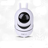 ENERJ Smart Wireless Indoor IP Security Camera, Auto Tracker, Motion Sensor, Night Vision, 360 Degree Pan Tilt Zoom Two Way Audio, Cloud Storage - ENER-J Smart Home