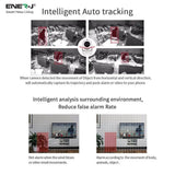 ENERJ Smart Wireless Indoor IP Security Camera, Auto Tracker, Motion Sensor, Night Vision, 360 Degree Pan Tilt Zoom Two Way Audio, Cloud Storage - ENER-J Smart Home