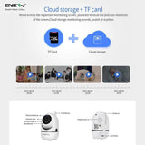 ENERJ Smart Wireless Indoor IP Security Camera, Auto Tracker, Motion Sensor, Night Vision, 360 Degree Pan Tilt Zoom Two Way Audio, Cloud Storage - ENER-J Smart Home