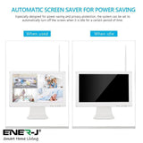 ENERJ Smart Wireless CCTC Kit with 4 Cameras, NVR and Monitor - ENER-J Smart Home