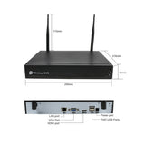 Wireless Security CCTV System with 4 IP Cameras, 8CH NVR - ENER-J Smart Home