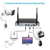 Wireless Security CCTV System with 4 IP Cameras, 8CH NVR - ENER-J Smart Home