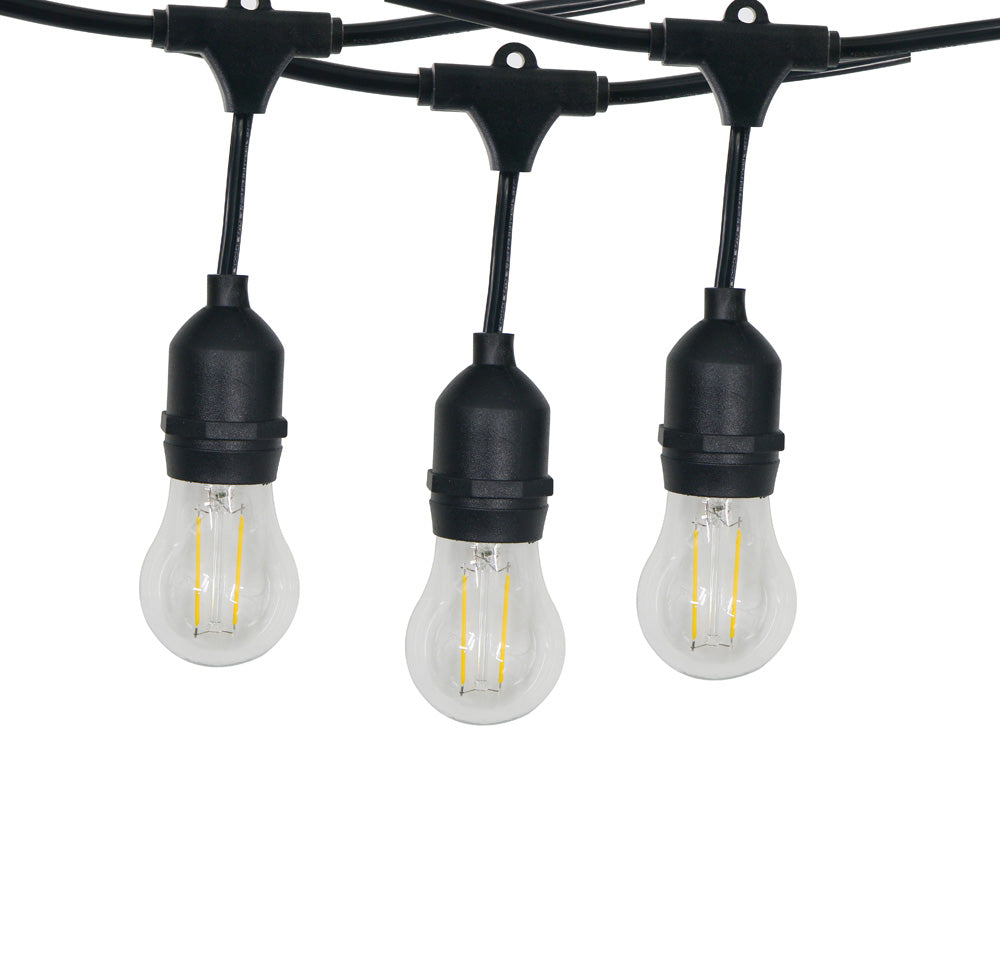 LED Filament Bulb String Light Kit 10.2 meters 10x2W Filament LED Lamp ...