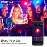 Smart WiFi GLS RGB+W+WW 9W LED Bulb B22 base, compatible with Alexa and Google Home - ENER-J Smart Home