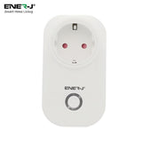 1600W Max Load WiFi Smart EU Plug with Energy Monitor - ENER-J Smart Home