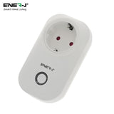1600W Max Load WiFi Smart EU Plug with Energy Monitor - ENER-J Smart Home