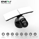 ENERJ Smart WiFi LED Floodlight Security Camera System 1080P - ENER-J Smart Home