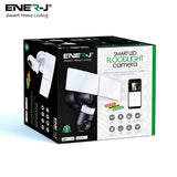 ENERJ Smart WiFi LED Floodlight Security Camera System 1080P - ENER-J Smart Home