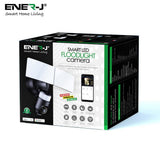 ENERJ Smart WiFi LED Floodlight Security Camera System 1080P - ENER-J Smart Home