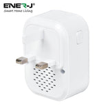 ENERJ Smart Wireless Doorbell with Chime, Full HD WiFi Security Camera with Motion Detection, Night Vision, Wi-Fi, Two Way Audio, Night Vision & PIR Motion - ENER-J Smart Home