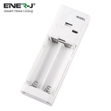 ENERJ Smart Wireless Doorbell with Chime, Full HD WiFi Security Camera with Motion Detection, Night Vision, Wi-Fi, Two Way Audio, Night Vision & PIR Motion - ENER-J Smart Home