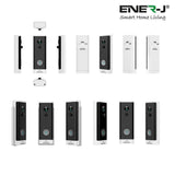 ENERJ Smart Wireless Doorbell with Chime, Full HD WiFi Security Camera with Motion Detection, Night Vision, Wi-Fi, Two Way Audio, Night Vision & PIR Motion - ENER-J Smart Home