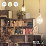 3 Pack ENERJ 8.5W G95 Smart WiFi Filament Lamp - ENER-J Smart Home