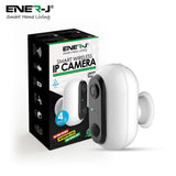 Smart Wireless 1080P Battery Camera with 2 pcs 18650 Battery, 2 Way Audio and Night Vision - ENER-J Smart Home