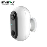 Smart Wireless 1080P Battery Camera with 2 pcs 18650 Battery, 2 Way Audio and Night Vision - ENER-J Smart Home