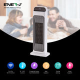 2000W Smart WiFi PTC Ceramic Heater, Control with Alexa, google, Siri or Apple Watch - ENER-J Smart Home