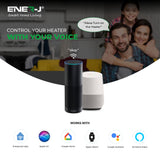 2000W Smart WiFi PTC Ceramic Heater, Control with Alexa, google, Siri or Apple Watch - ENER-J Smart Home
