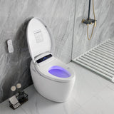 Smart Intelligent Bidet Toilet with Touch Sensor, Warm Seat, Auto-Open, Auto Wash, Auto Flush, Heated Water, Warm Air Drying, Adjustable Water Pressure - ENER-J Smart Home
