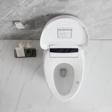Smart Intelligent Bidet Toilet with Touch Sensor, Warm Seat, Auto-Open, Auto Wash, Auto Flush, Heated Water, Warm Air Drying, Adjustable Water Pressure - ENER-J Smart Home
