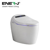 Smart Intelligent Bidet Toilet with Touch Sensor, Warm Seat, Auto-Open, Auto Wash, Auto Flush, Heated Water, Warm Air Drying, Adjustable Water Pressure - ENER-J Smart Home