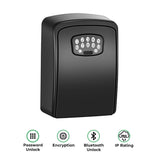 Smart Key Box Lock Box, App-Controlled Portable Electronic Security Key Safe Holder Box, Ideal For Street Shops, Service Hotels, Room Renting