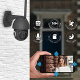 Smart Wi-Fi Dome Outdoor IP Camera, IP65, Black Body