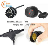 LED Filament Bulb String Light Kit inc 15x2W Filament LED Lamps - ENER-J Smart Home