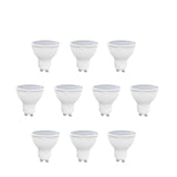 10pcs pack LED Lamp 5W GU10 Plastic Body SMD LED 400Lm 4000K - ENER-J Smart Home