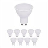 LED Lamp 7W GU10 Plastic Body SMD LED 560Lm 3000K pack of 10pcs - ENER-J Smart Home