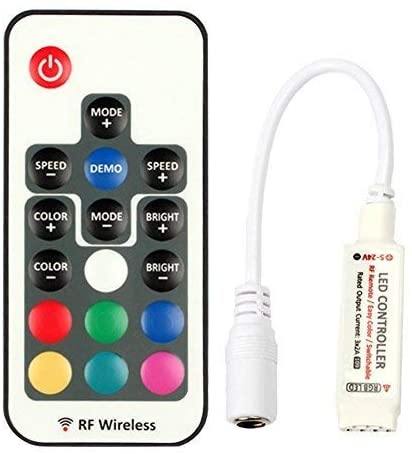 Mini USB RF Wireless Remote Controller for RGB LED Strips - DC 5