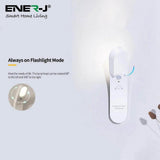 Rechargeable Sensor Light with Photocell and PIR Sensor, White - ENER-J Smart Home