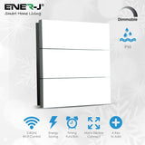 6 Gang Wireless Push Button Kinetic Switch Pro Series - ENER-J Smart Home