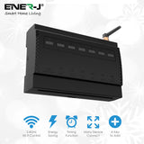 6 Circuits RF+WIFI Receiver (Works with 6 Gang Switch and/or via ENERJSMART App) - ENER-J Smart Home