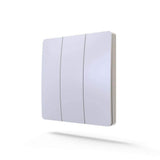 3 Gang White Body Wireless Kinetic Switch with 3 units of 500W Receiver - ENER-J Smart Home