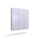 3 Gang White Body Wireless Kinetic Switch with 3 units of 500W Receiver - ENER-J Smart Home