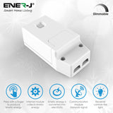 100W RF & WiFi ON/OFF & Dimming Receiver, Also works with Alexa - ENER-J Smart Home